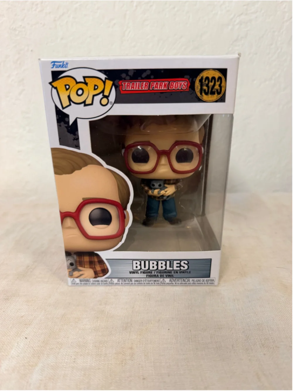 Funko Pop! Trailer Park Boys Bubbles Vinyl Figure 1323 NIB